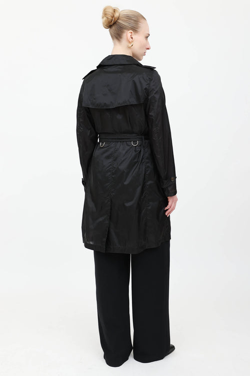 Burberry Sheer Nylon Trench Coat