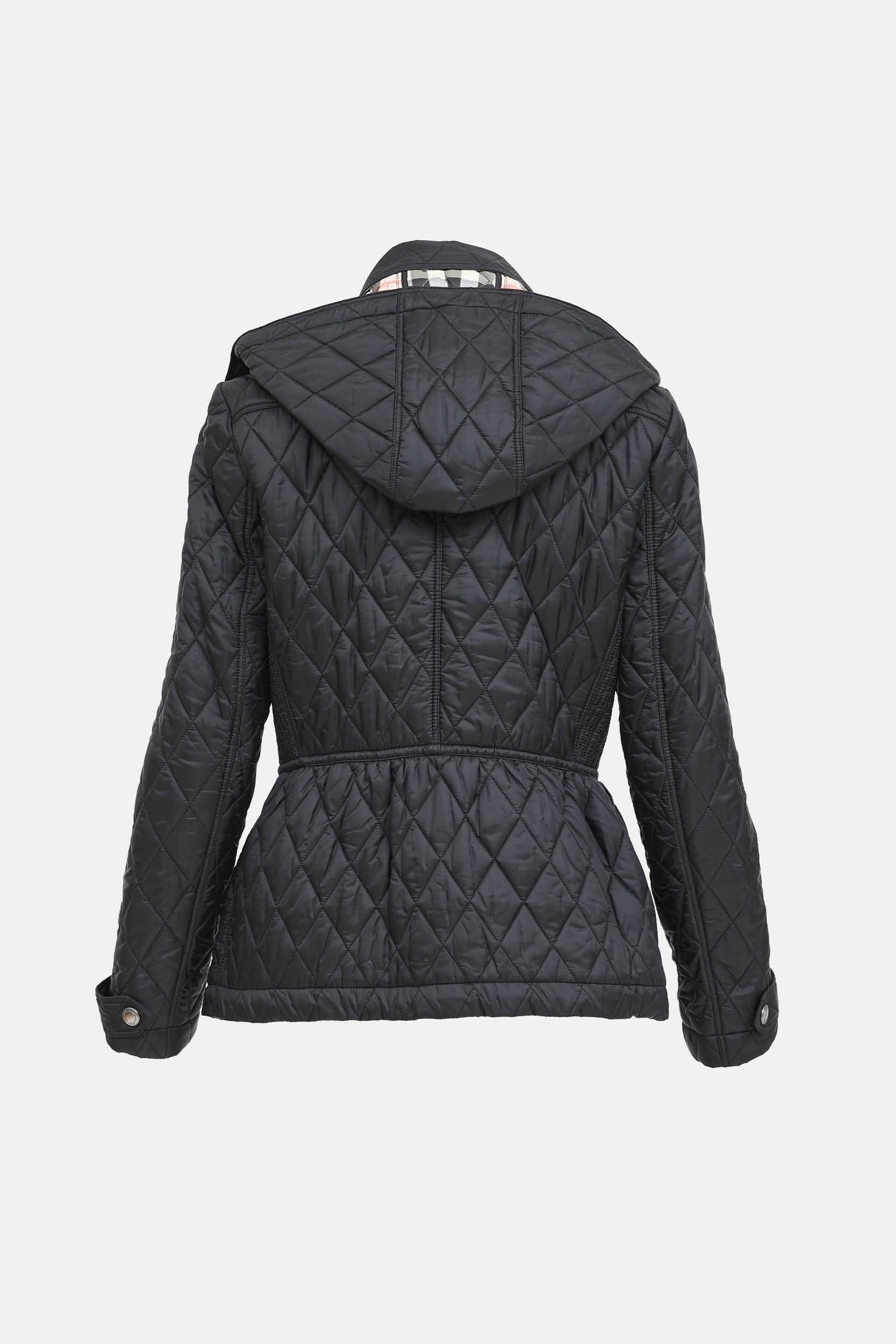 Burberry Quilted Hooded Coat