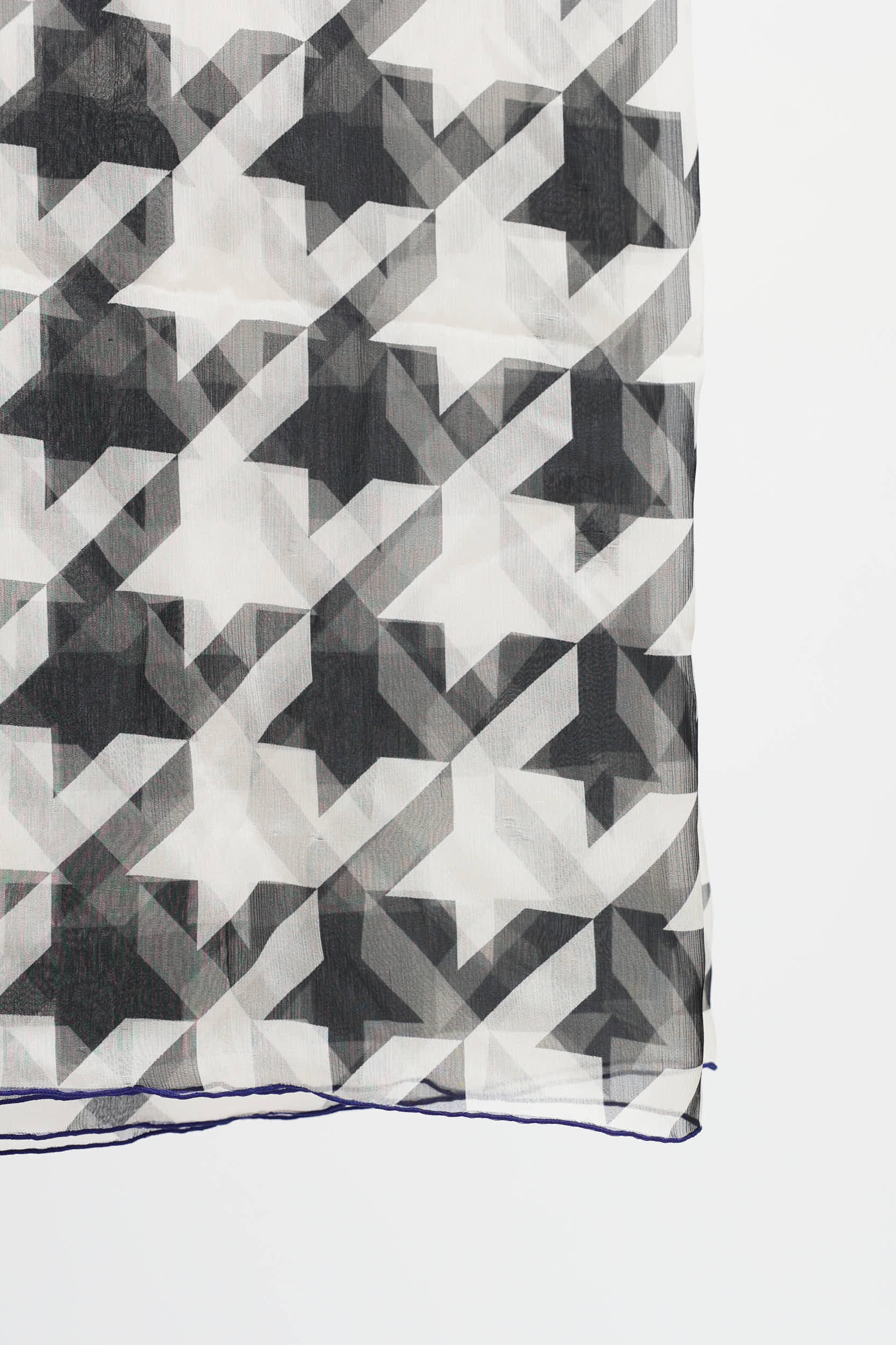 Burberry Silk Houndstooth Scarf