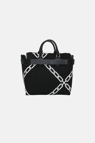 Burberry Woven Belt Tote Bag