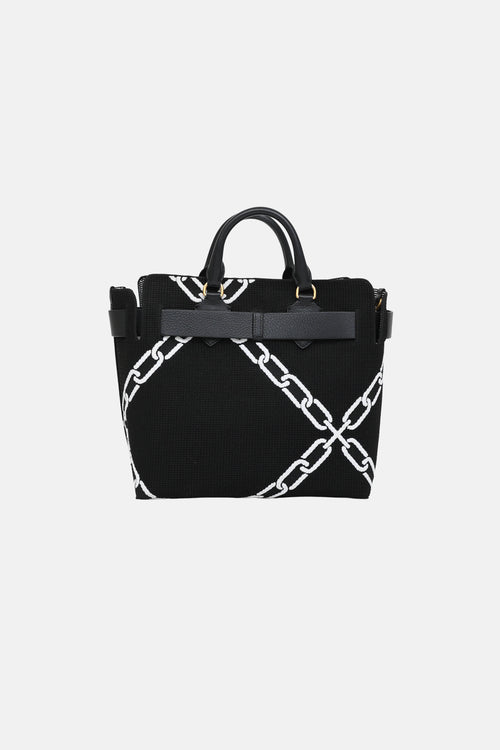 Burberry Woven Belt Tote Bag