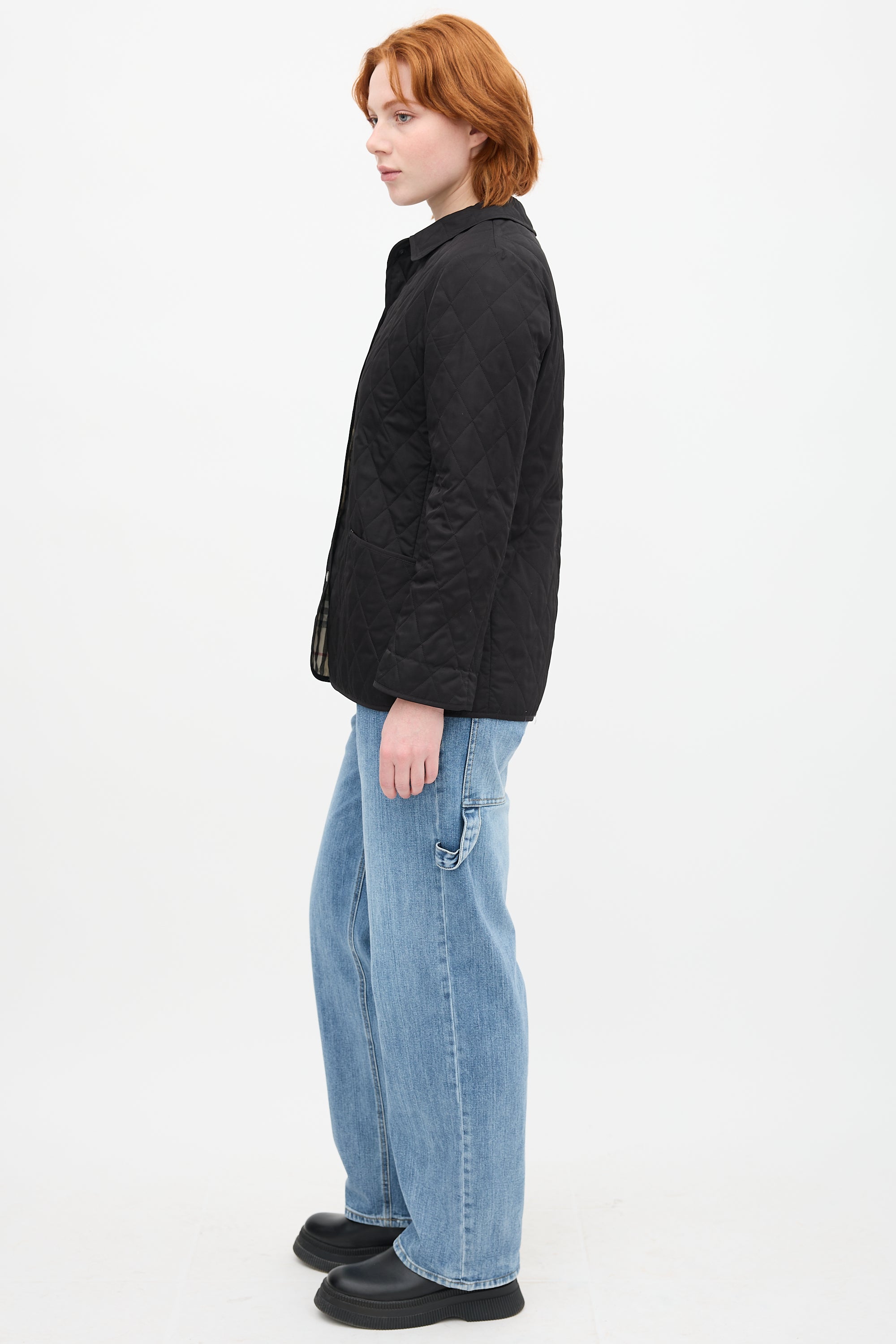 Burberry Black Quilted Jacket