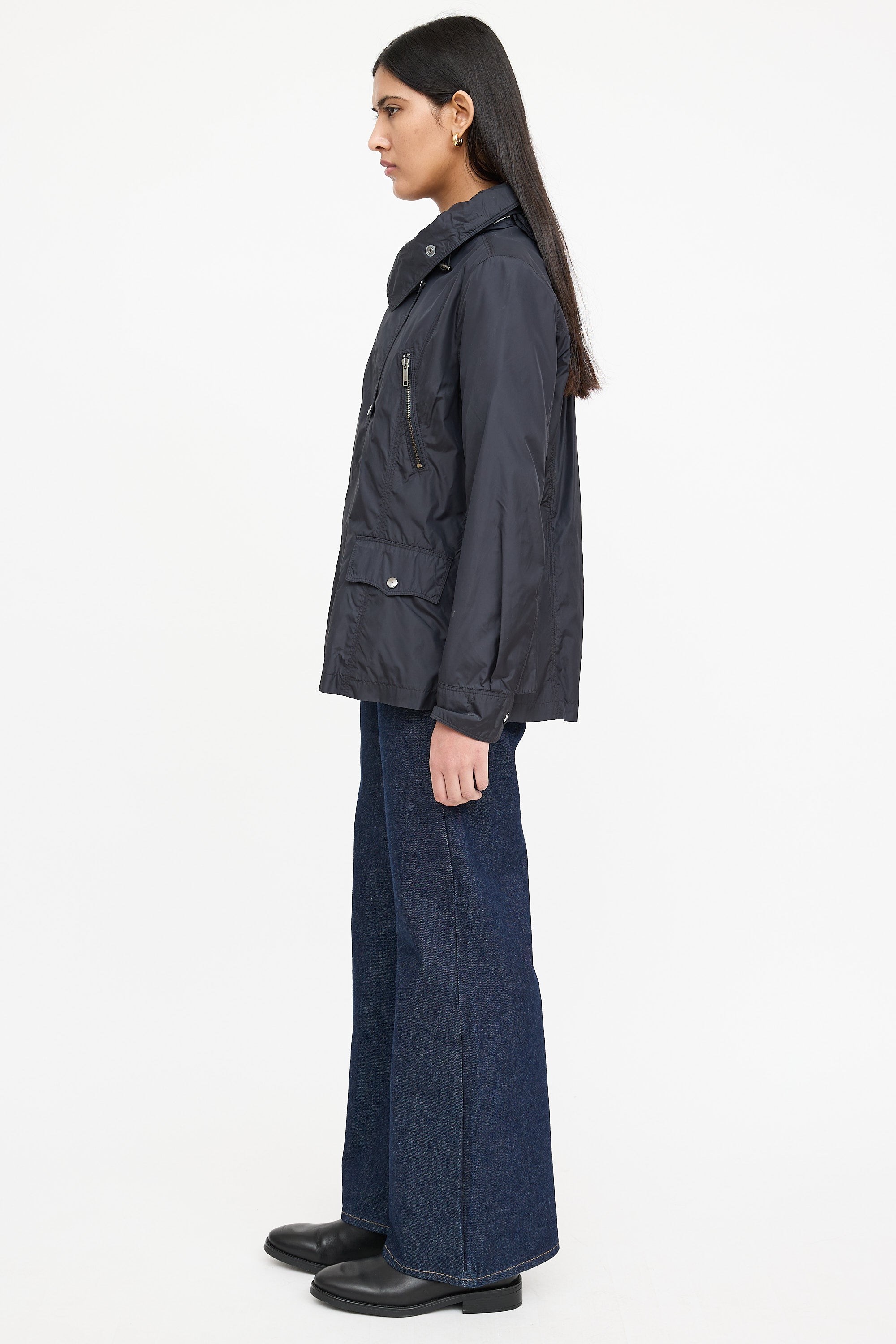 Burberry Nylon Packable Hood Jacket