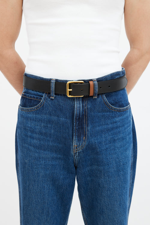 Burberry Brown & Black Belt