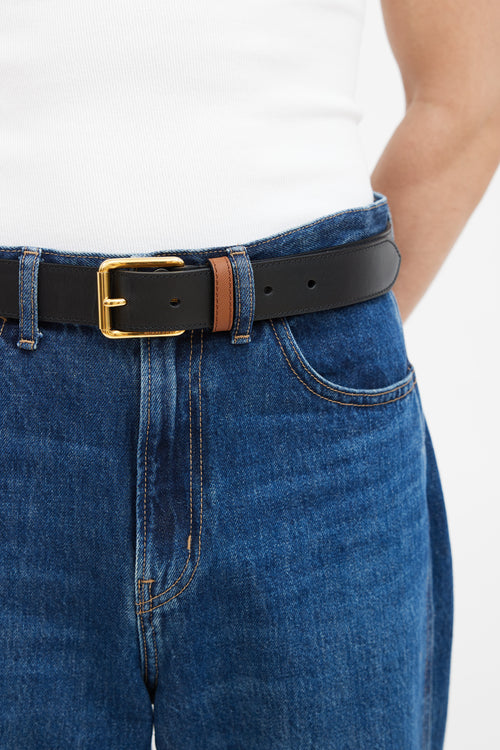 Burberry Brown & Black Belt