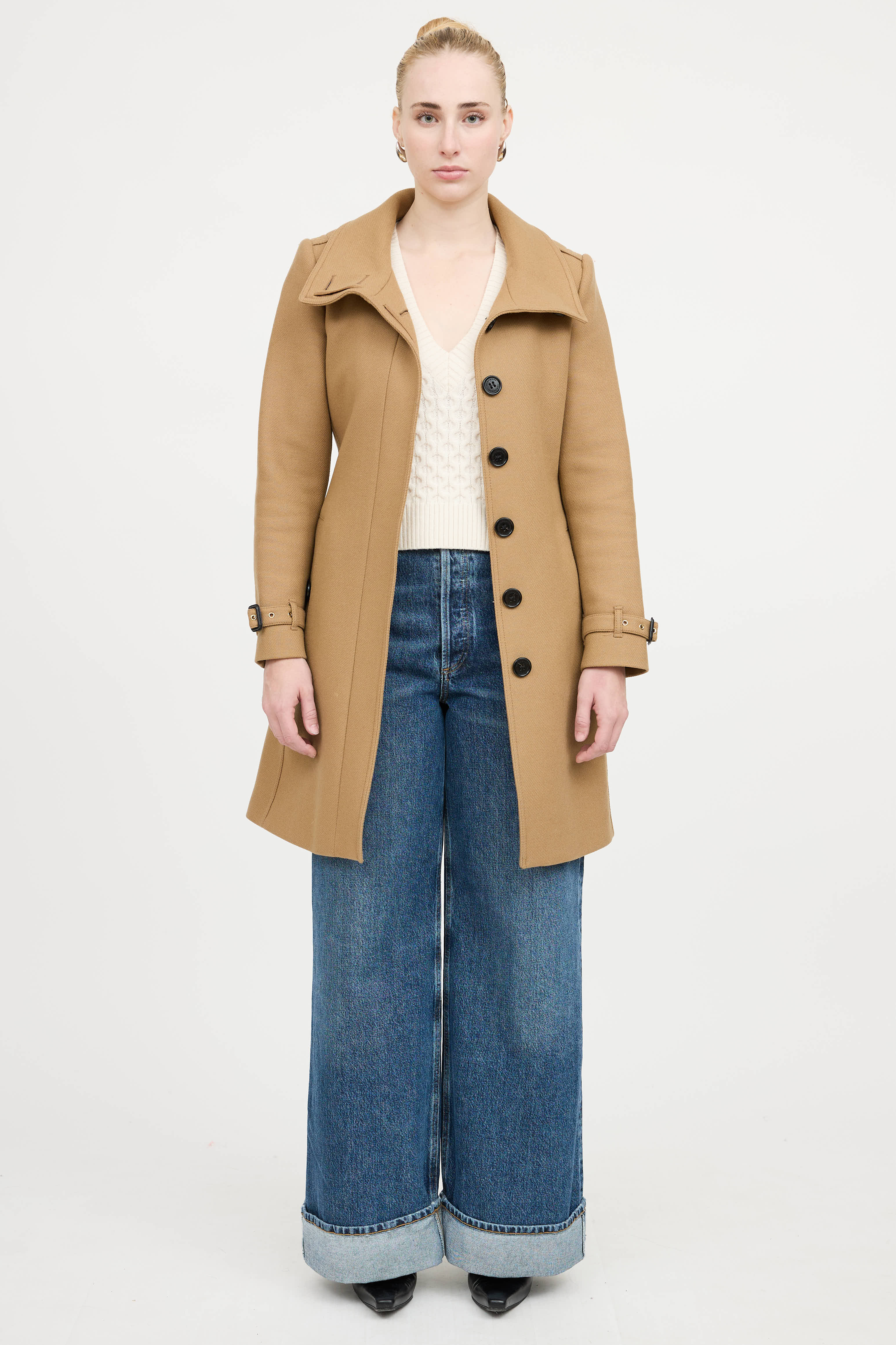 BurberryWool Pea Coat
