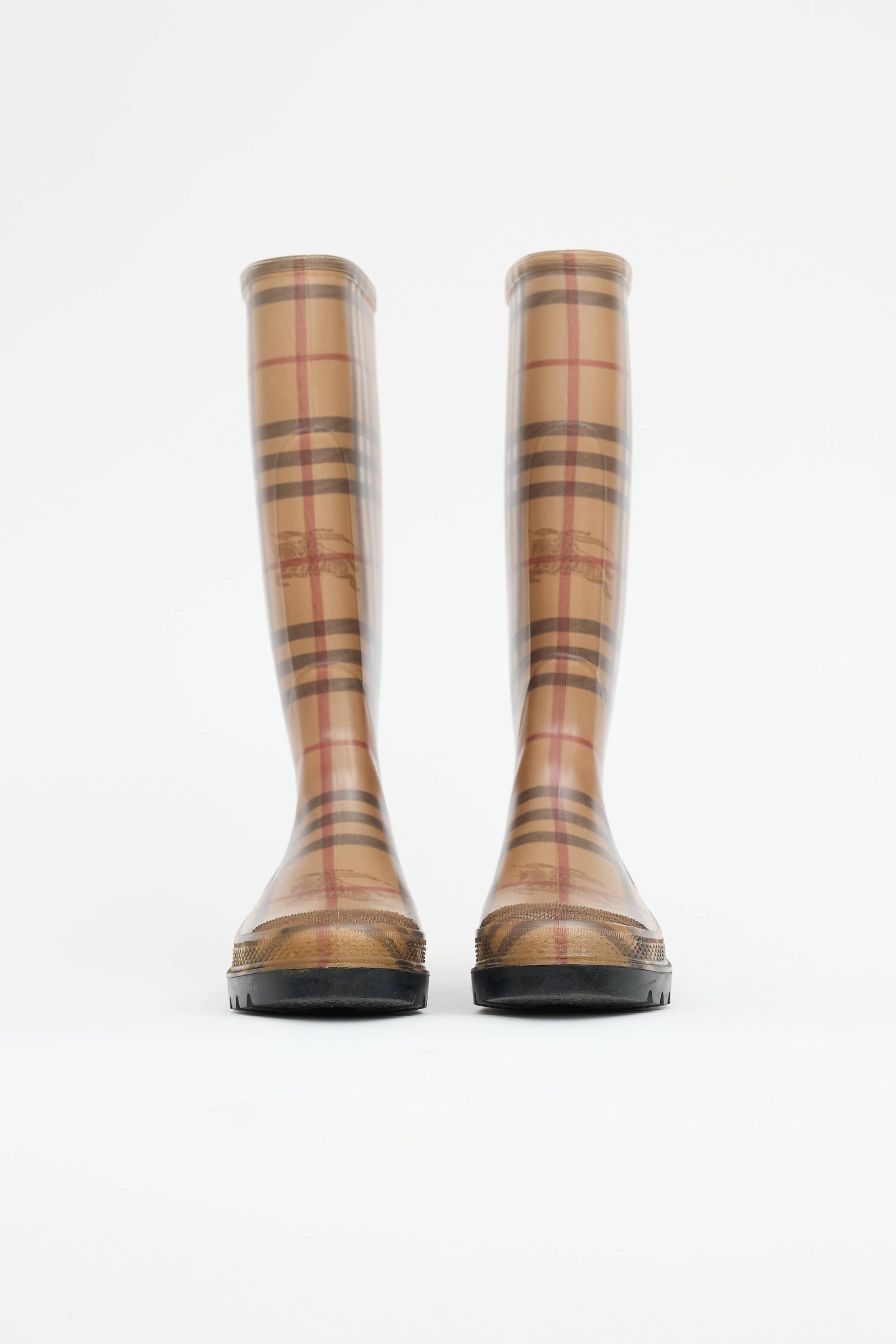 Burberry Haymarket Check Rain Boot
