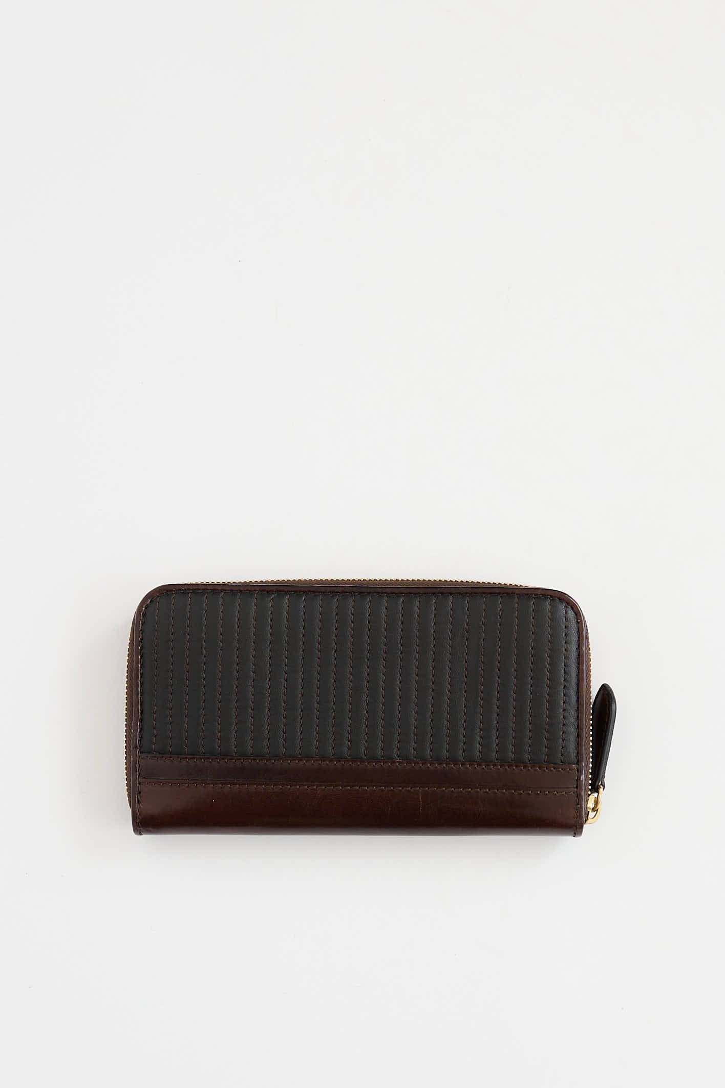 Burberry Leather Full Zip Wallet