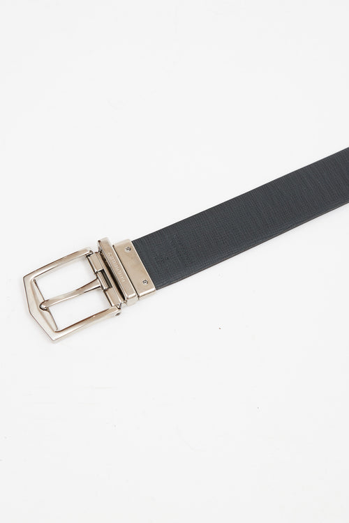 Burberry Brown & Yellow Reversible Belt