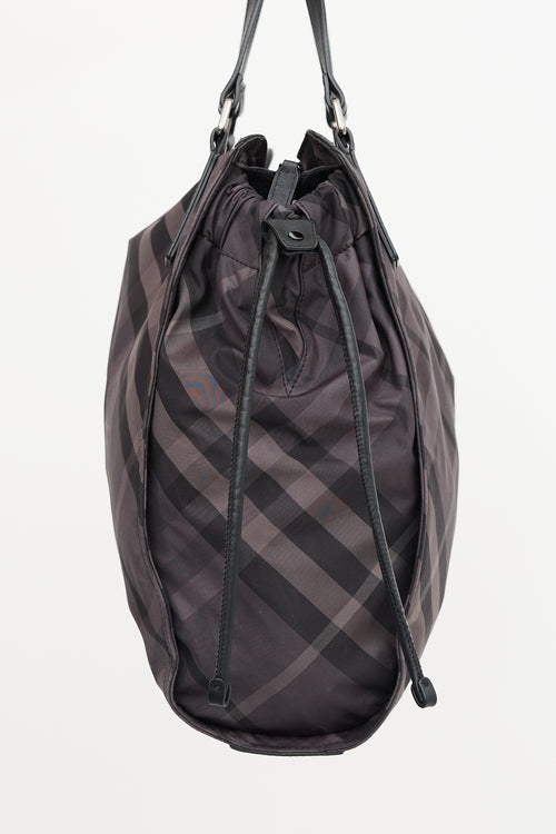 Burberry Buckleigh Check Tote Bag
