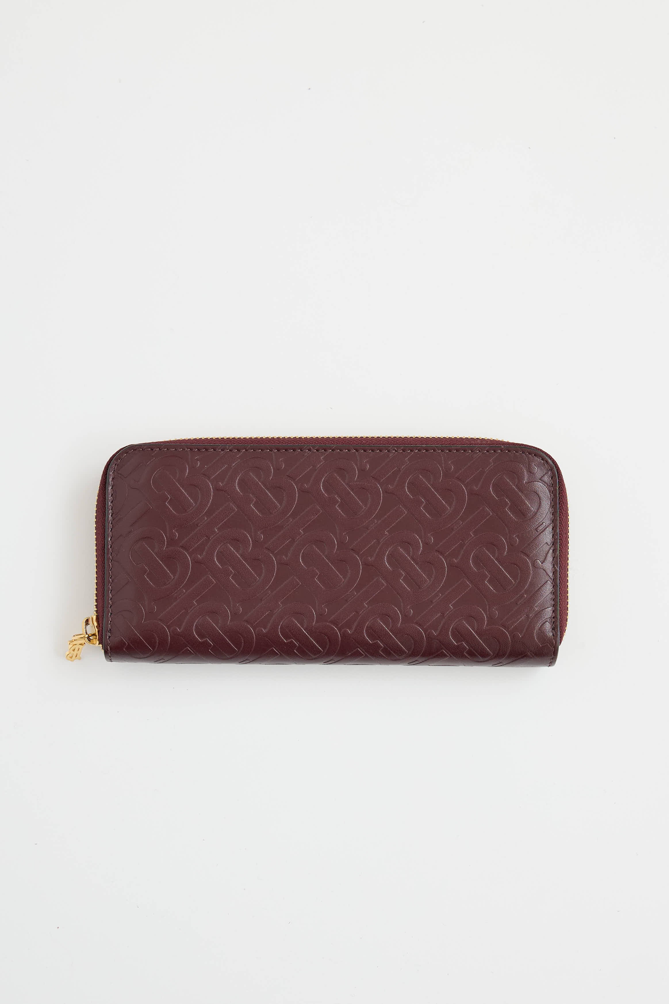 Burberry TB Monogram Zip Wallet