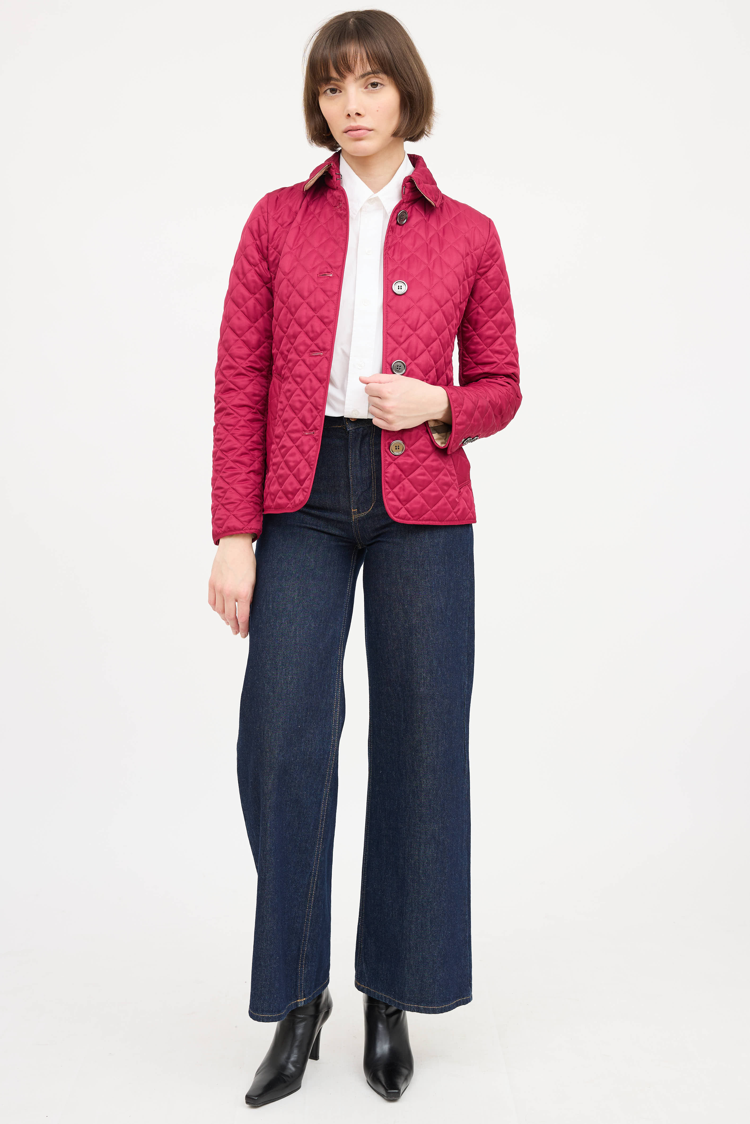 Burberry Nylon Quilted Jacket