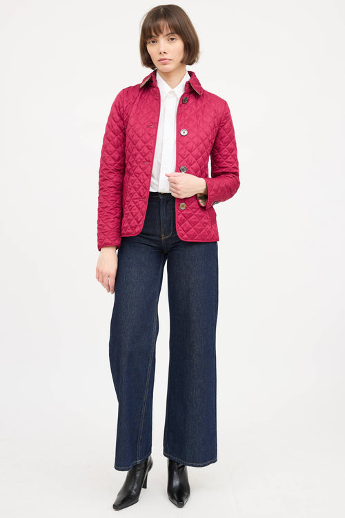 Burberry Nylon Quilted Jacket