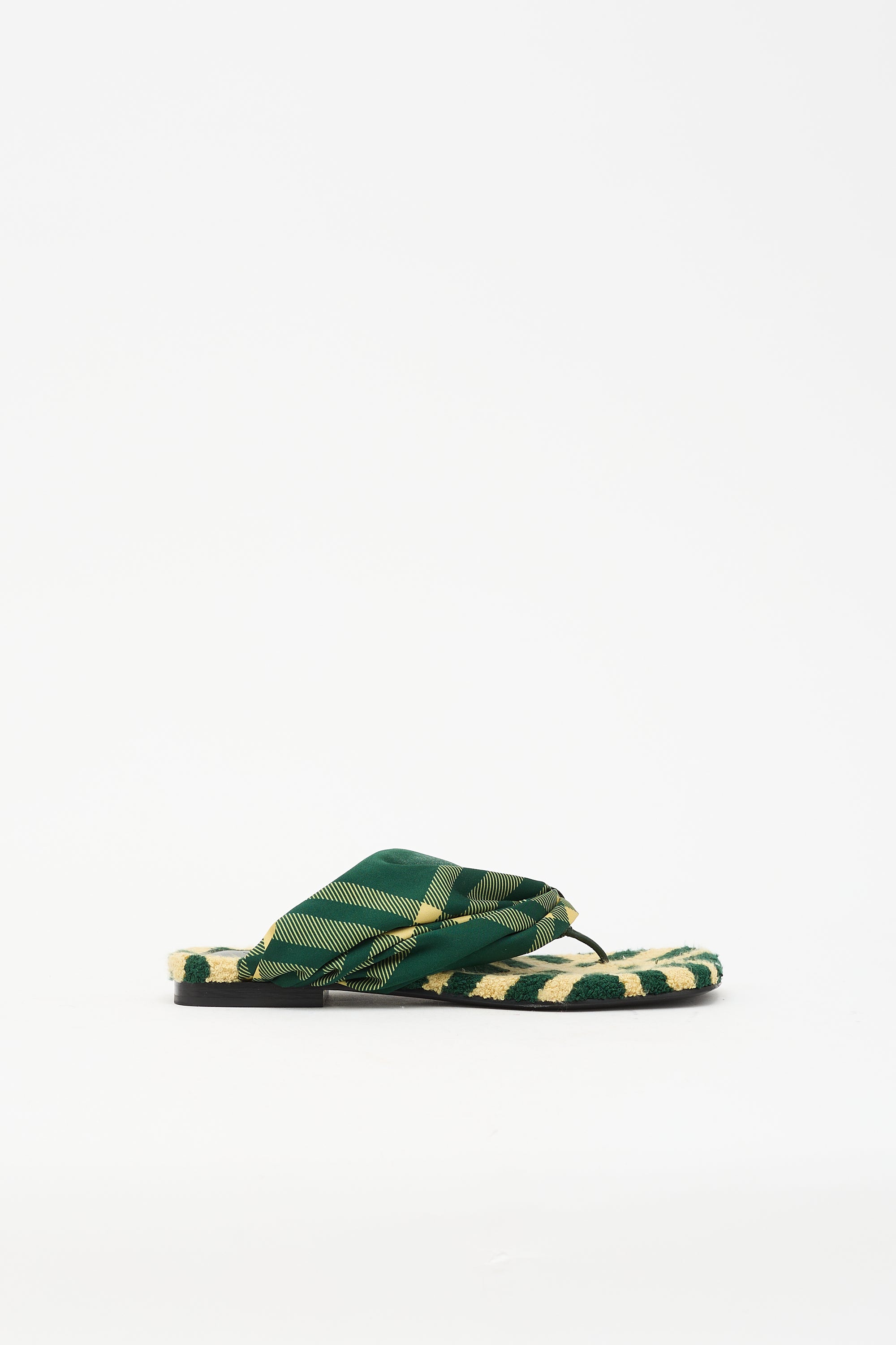 Burberry Check Pool Flat Sandal
