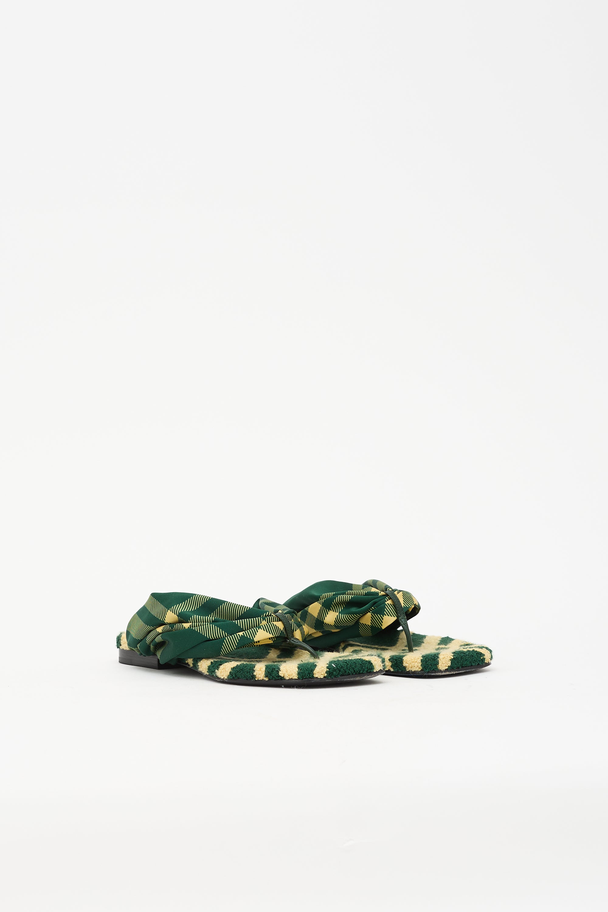 Burberry Check Pool Flat Sandal