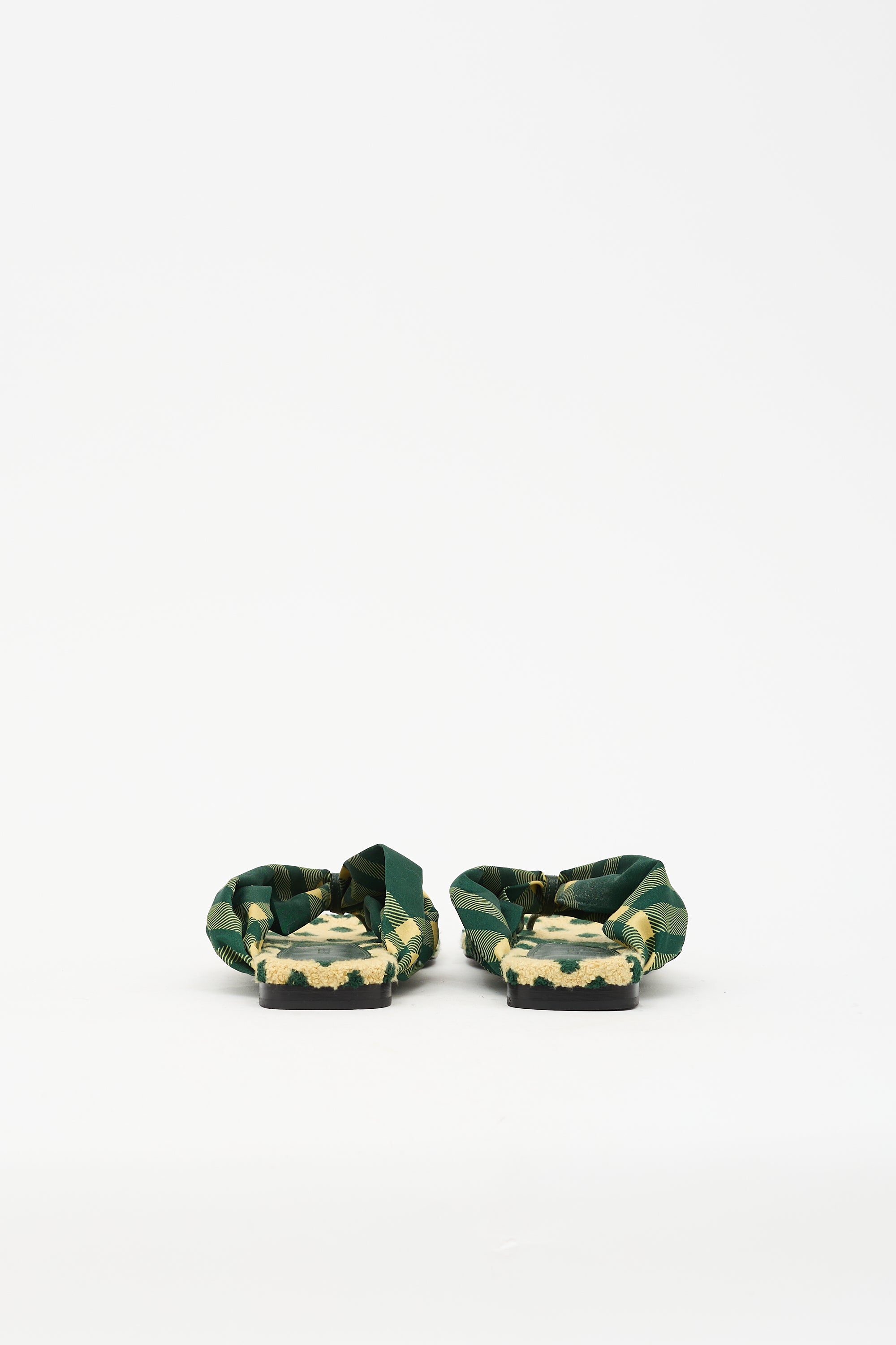 Burberry Check Pool Flat Sandal