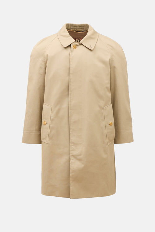 Burberry Lined Single Breasted Trench Coat