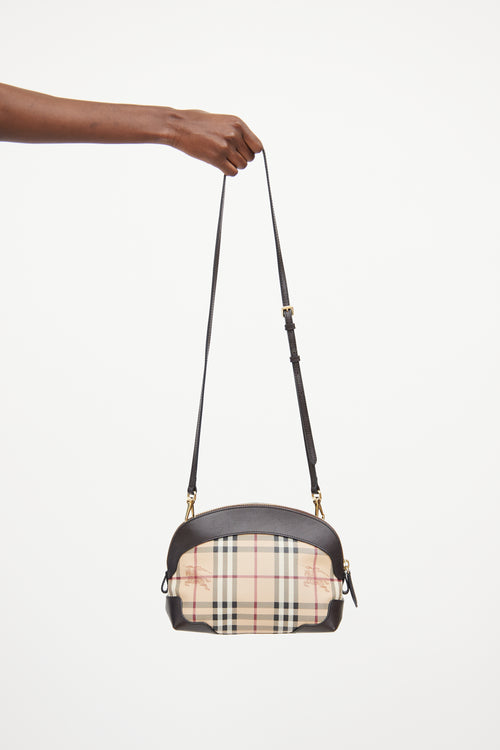Burberry Beige Primrose Haymarket Crossbody Bag