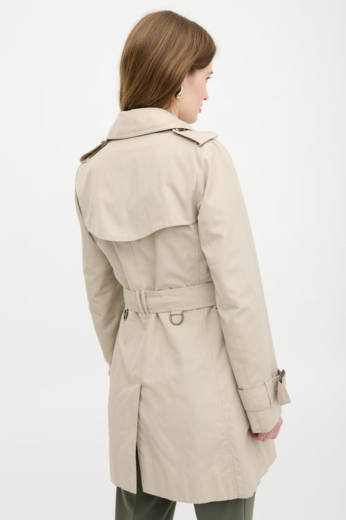 Burberry Double Breasted Trench Coat