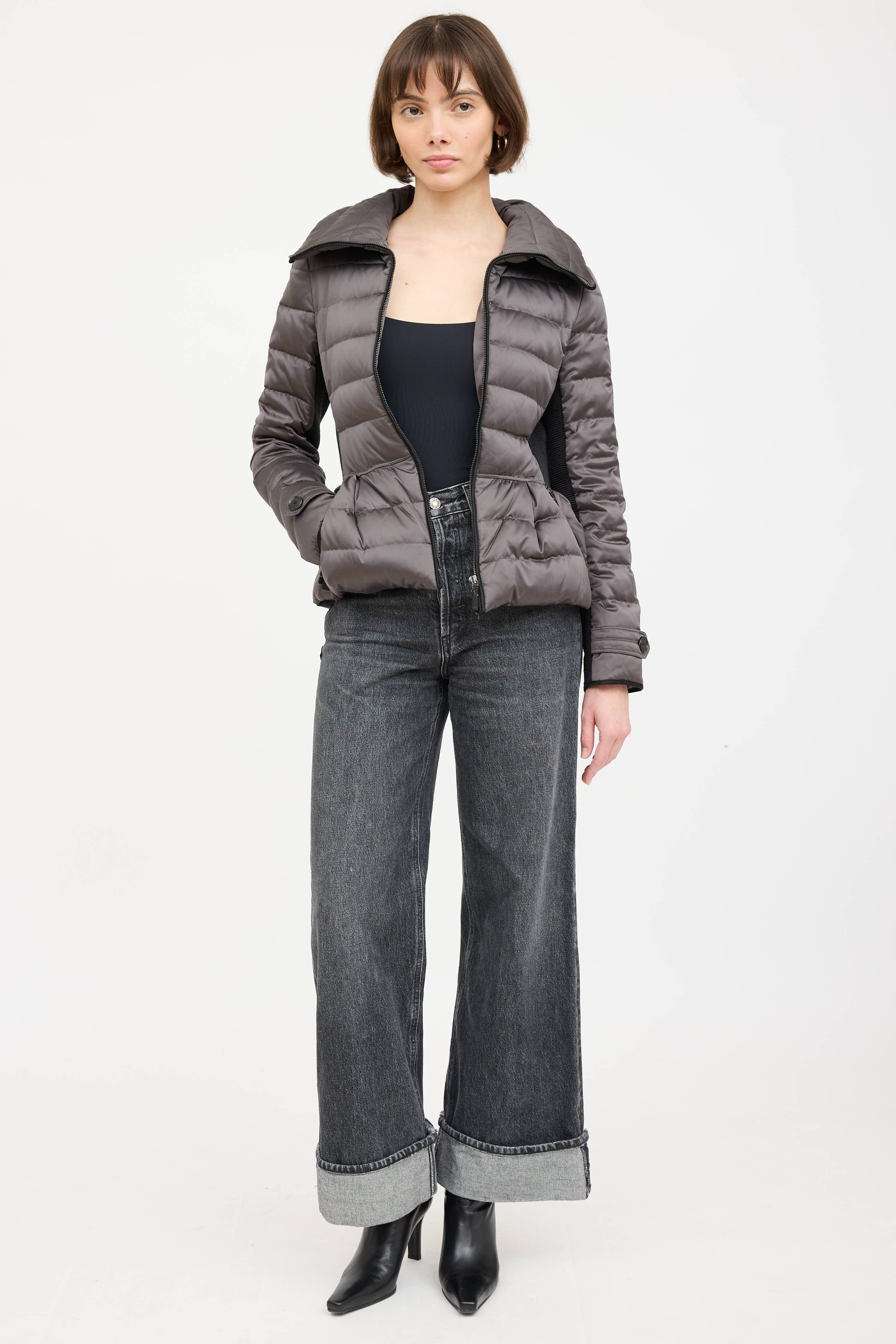 Burberry Cinched Down Belted Jacket