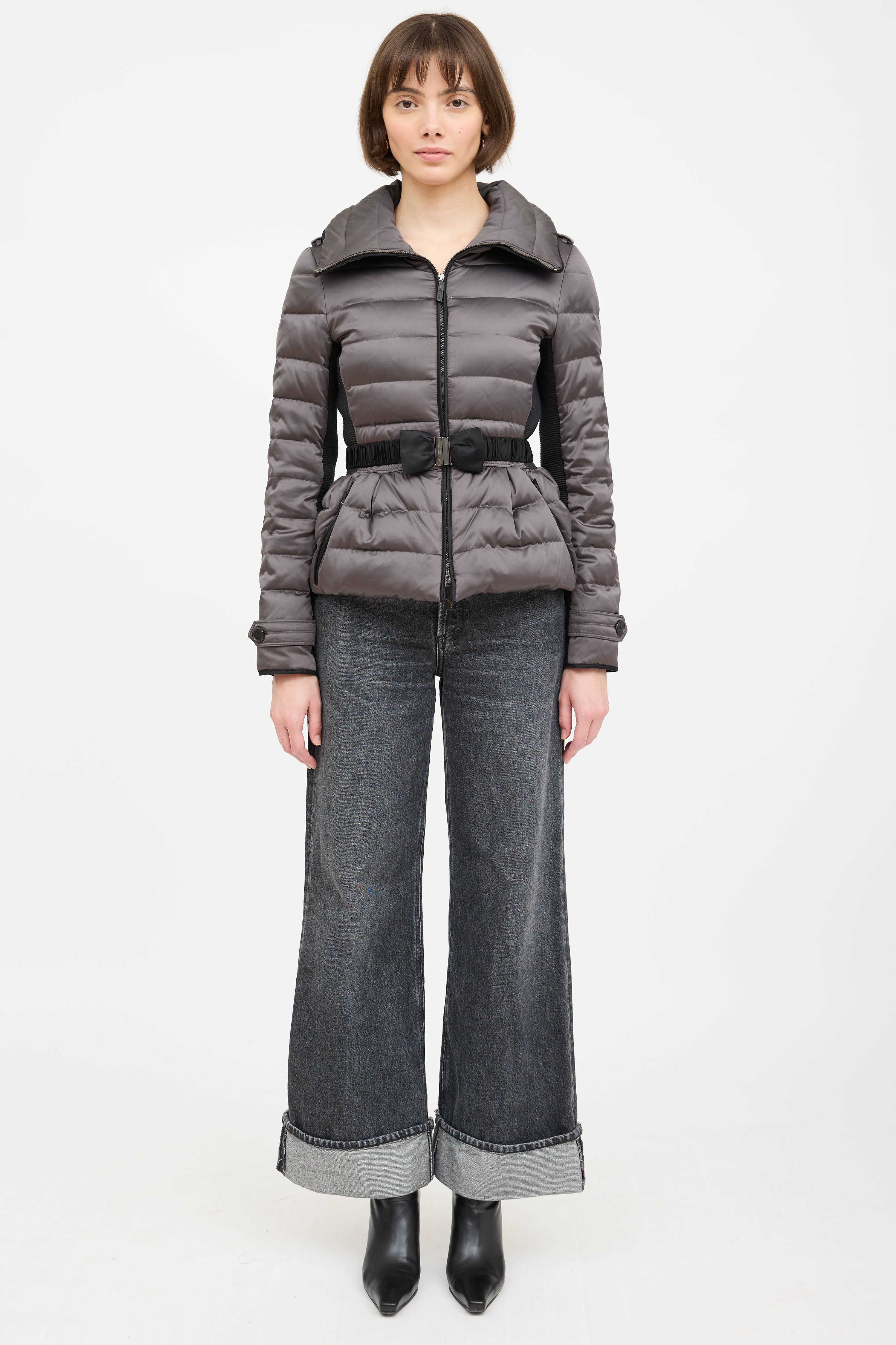 Burberry Cinched Down Belted Jacket