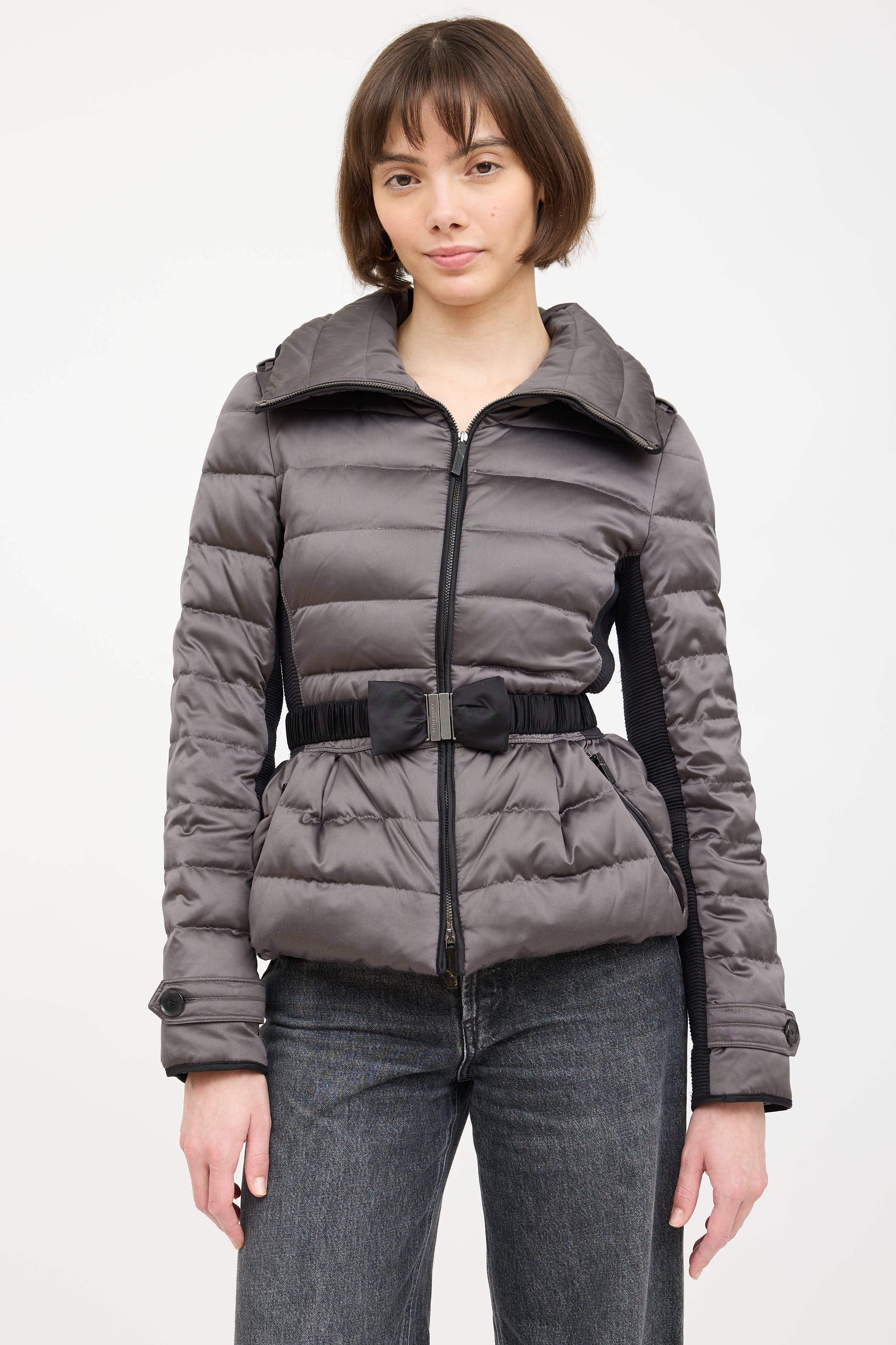 Burberry Cinched Down Belted Jacket