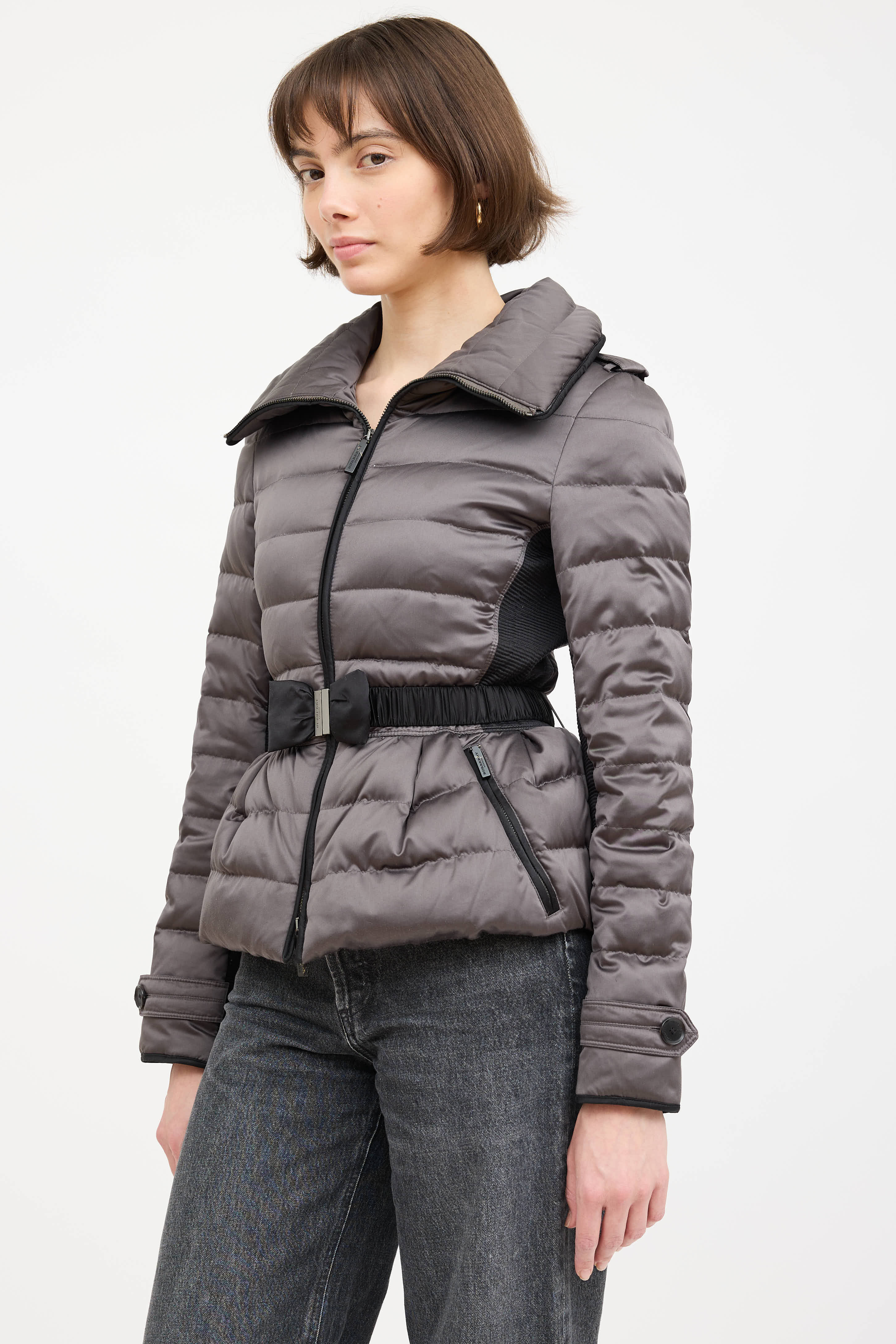 Burberry Cinched Down Belted Jacket