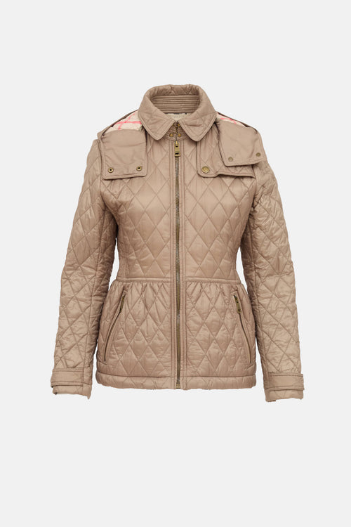 Brit Quilted Zip Jacket