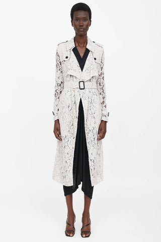 Lace Trench Coat