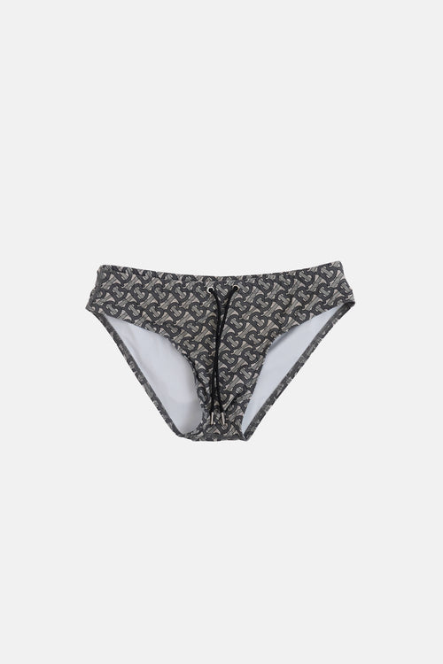 Grayes Monogram Swim Brief