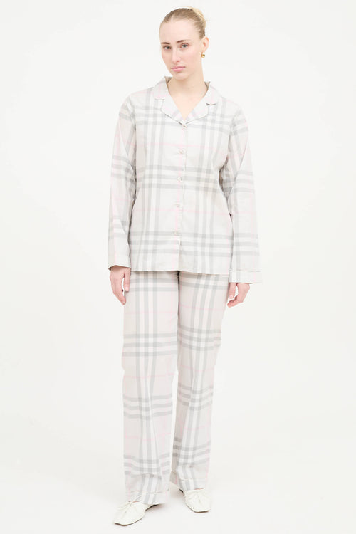 Burberry Body Checked Pajamas