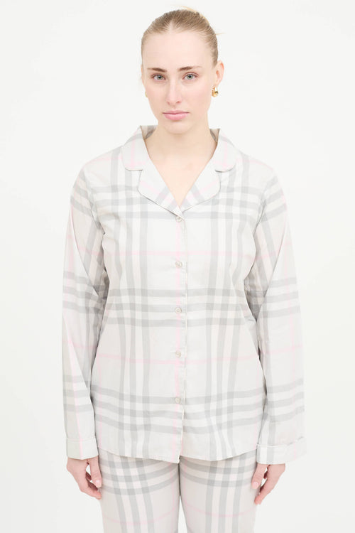 Burberry Body Checked Pajamas