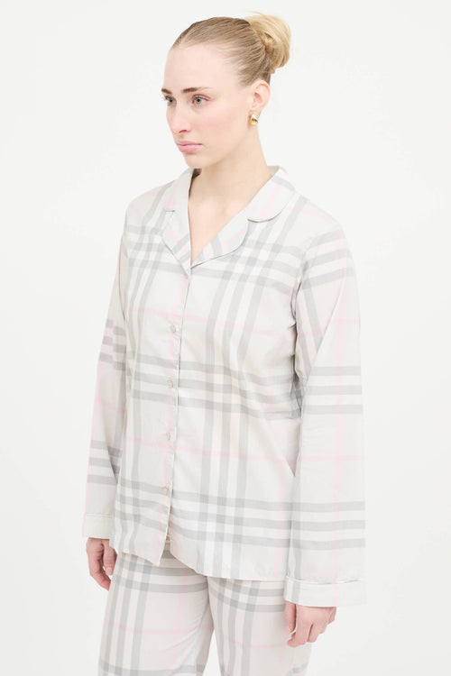 Burberry Body Checked Pajamas