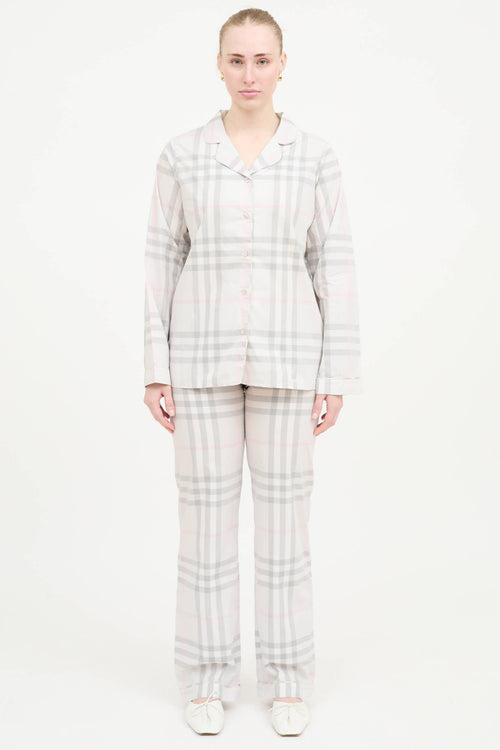 Burberry Body Checked Pajamas
