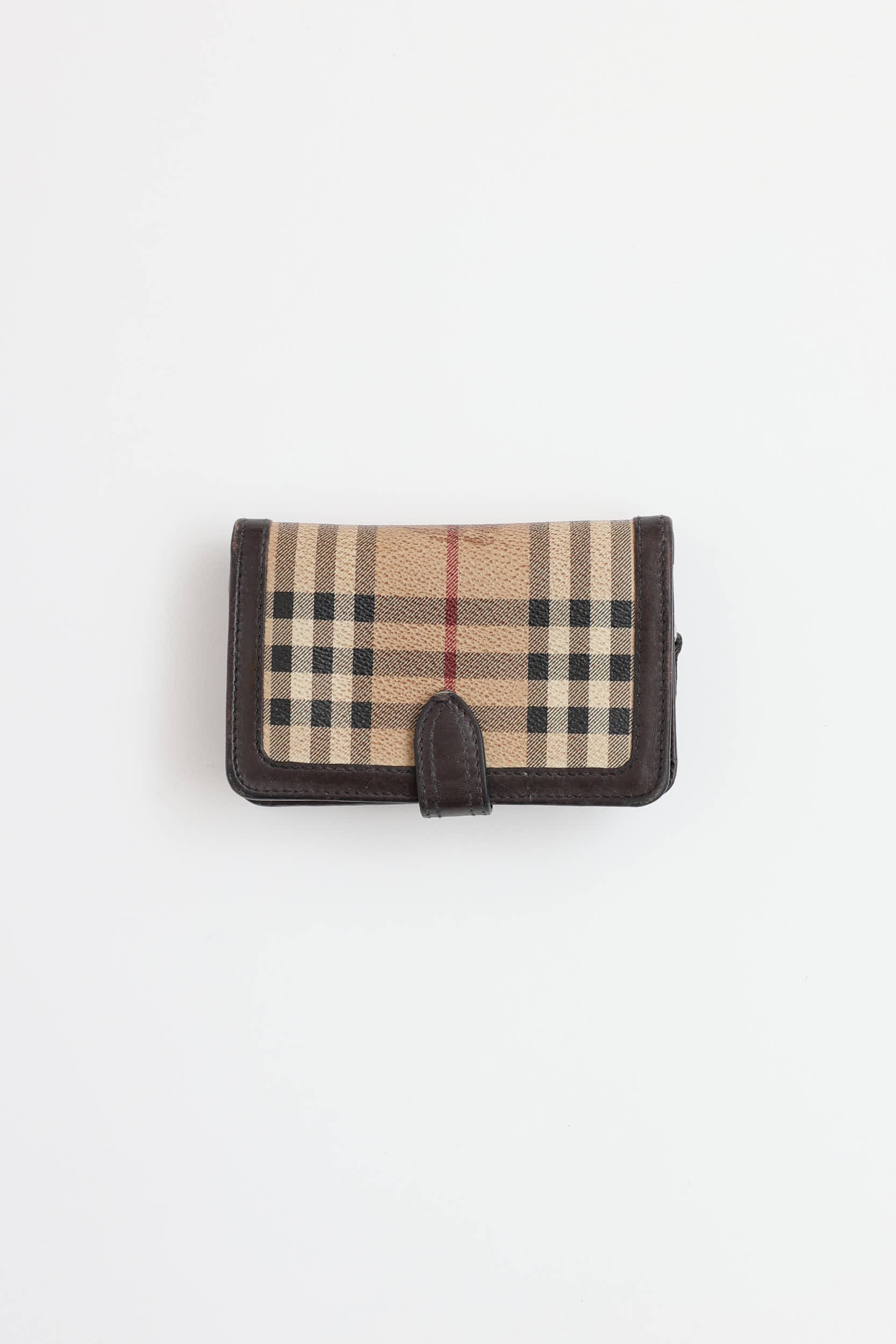 Burberry Haymarket Check Bi-Fold Wallet