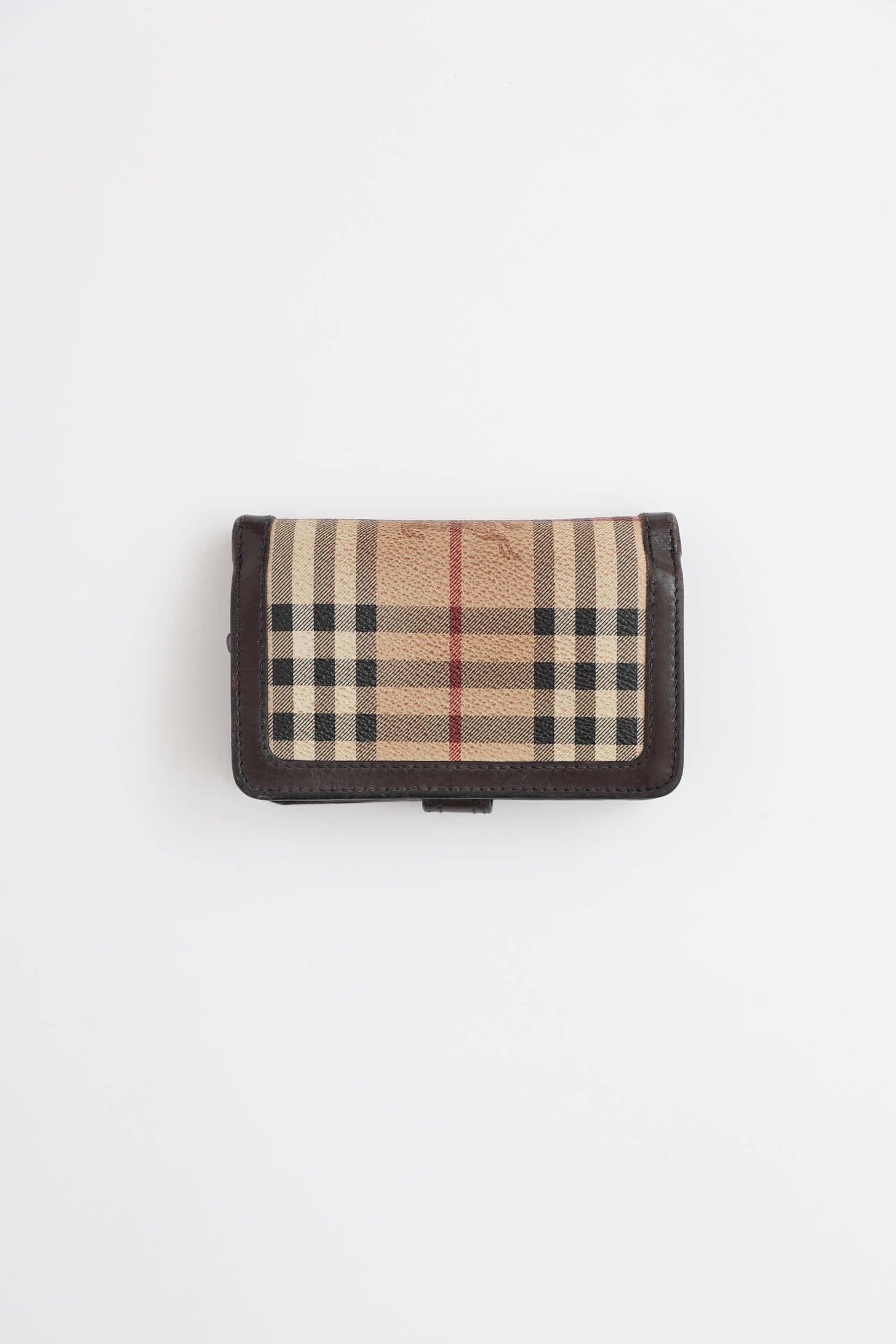Burberry Haymarket Check Bi-Fold Wallet
