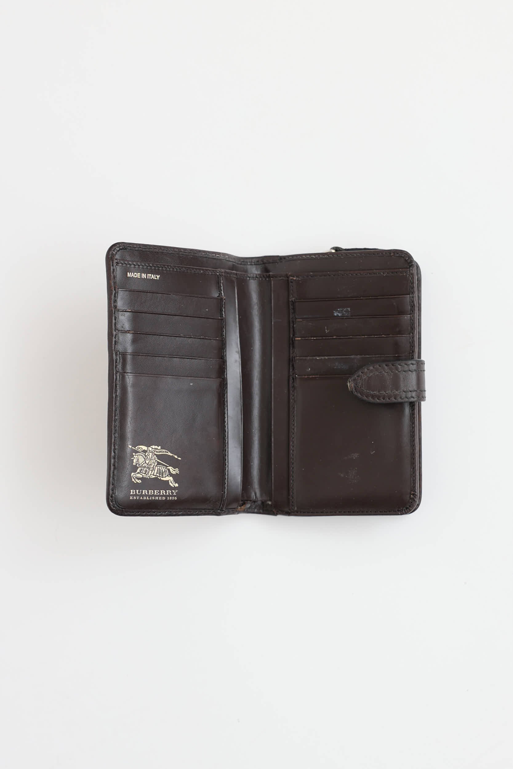 Burberry Haymarket Check Bi-Fold Wallet