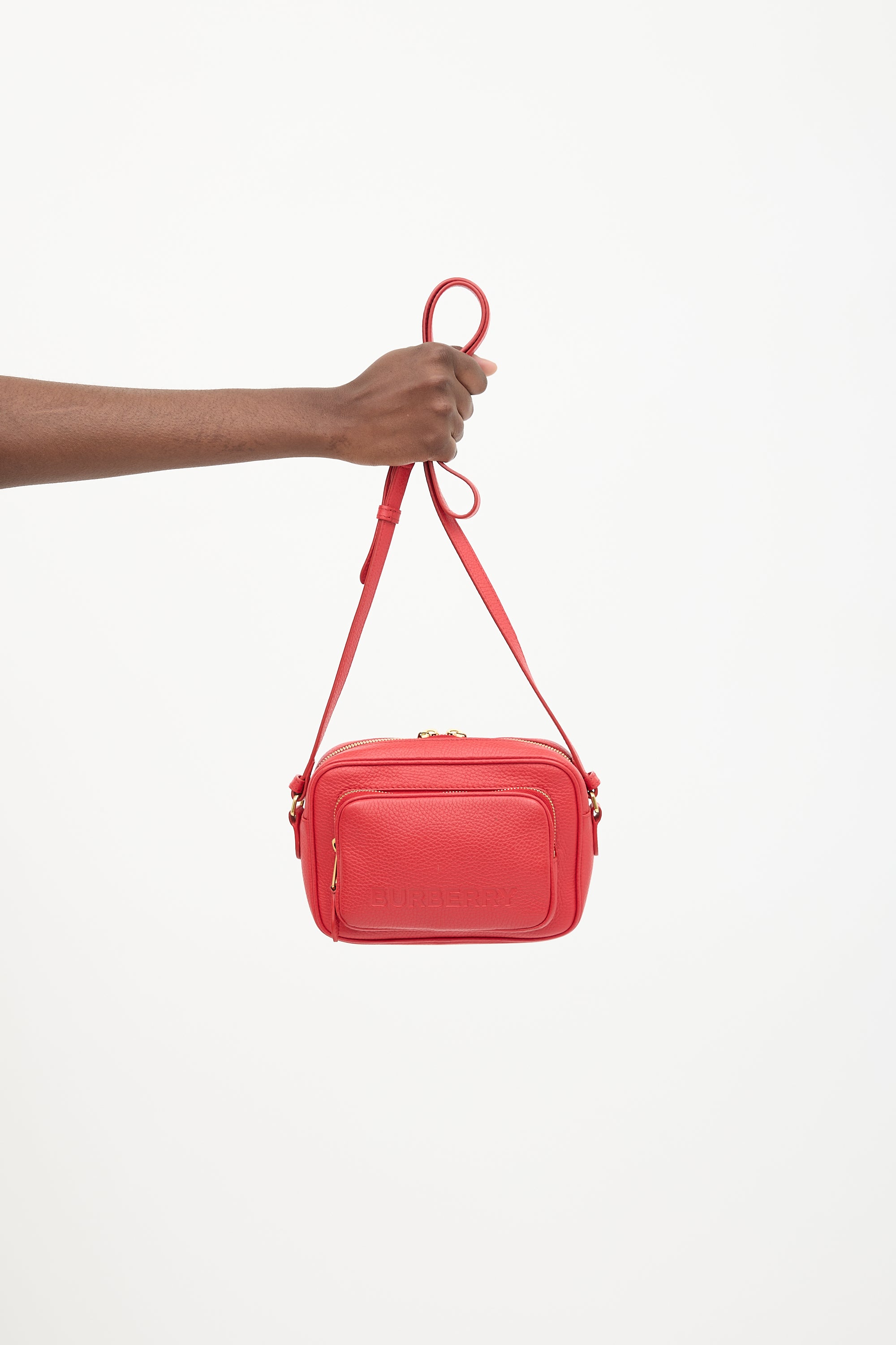 Burberry Leather Small Camera Bag