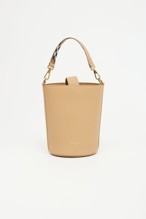Burberry Leather Bucket Bag