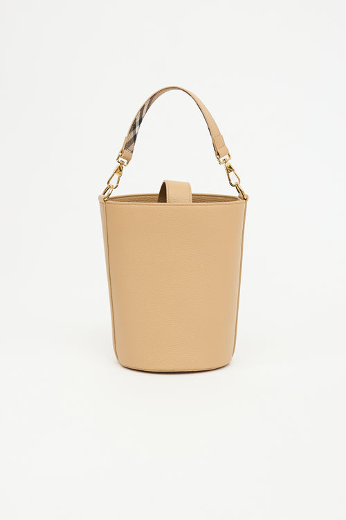 Burberry Leather Bucket Bag