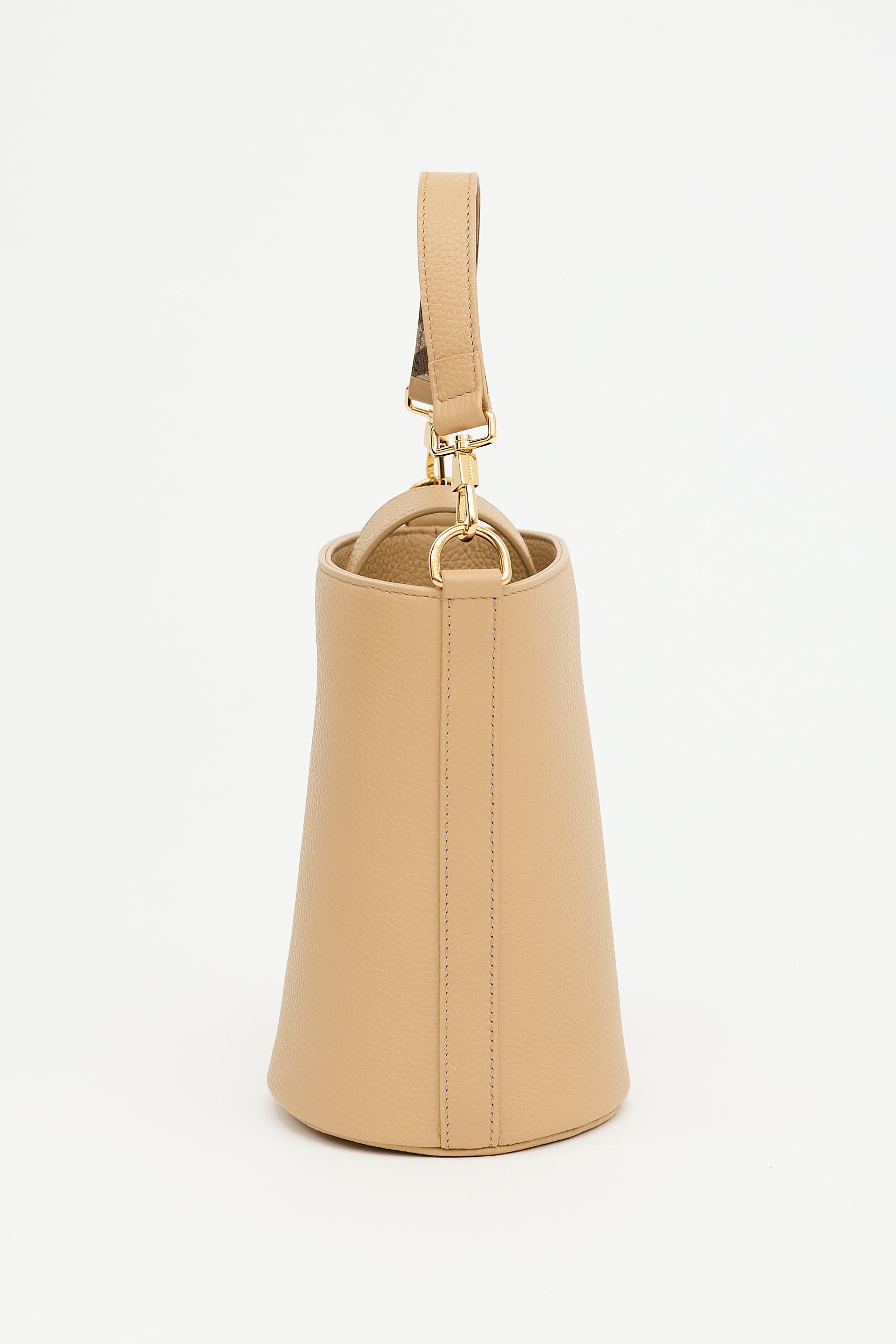 Burberry Leather Bucket Bag