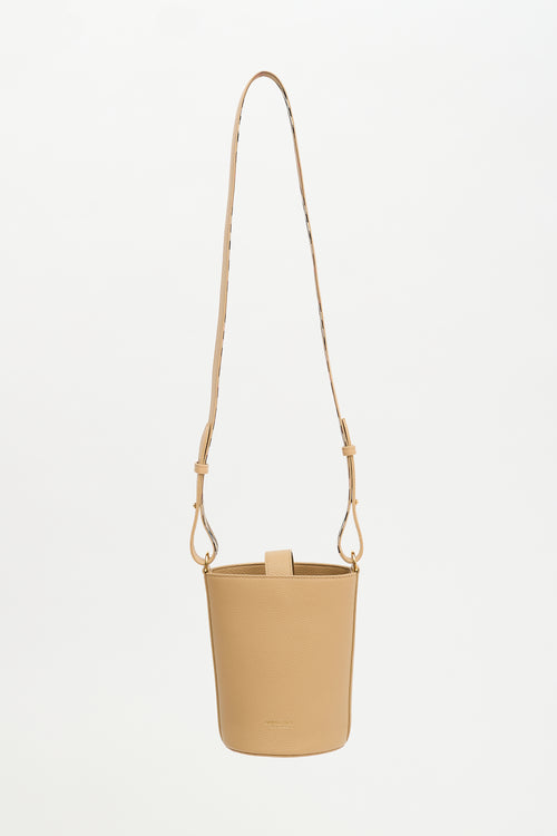 Burberry Leather Bucket Bag