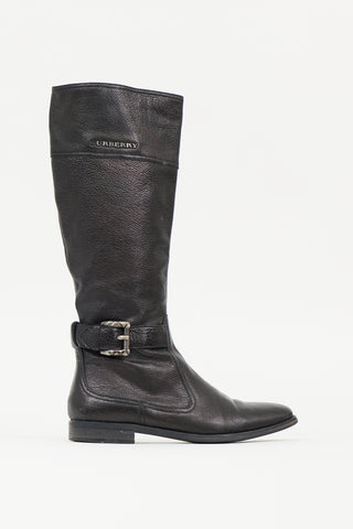 Burberry Leather Logo Boot