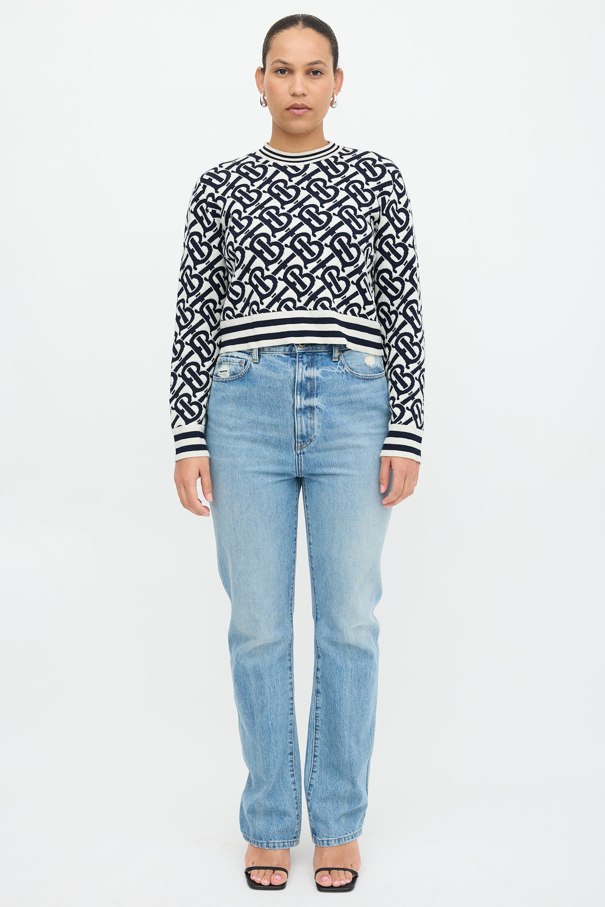 Burberry Mackenzie Monogram Sweater