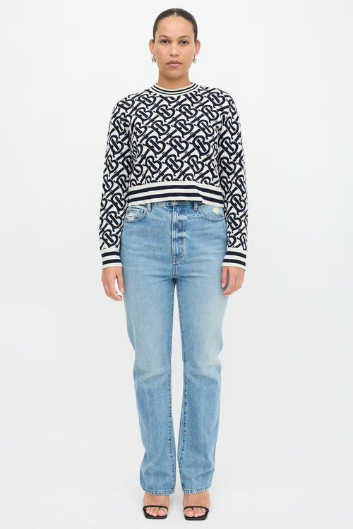 Burberry Mackenzie Monogram Sweater
