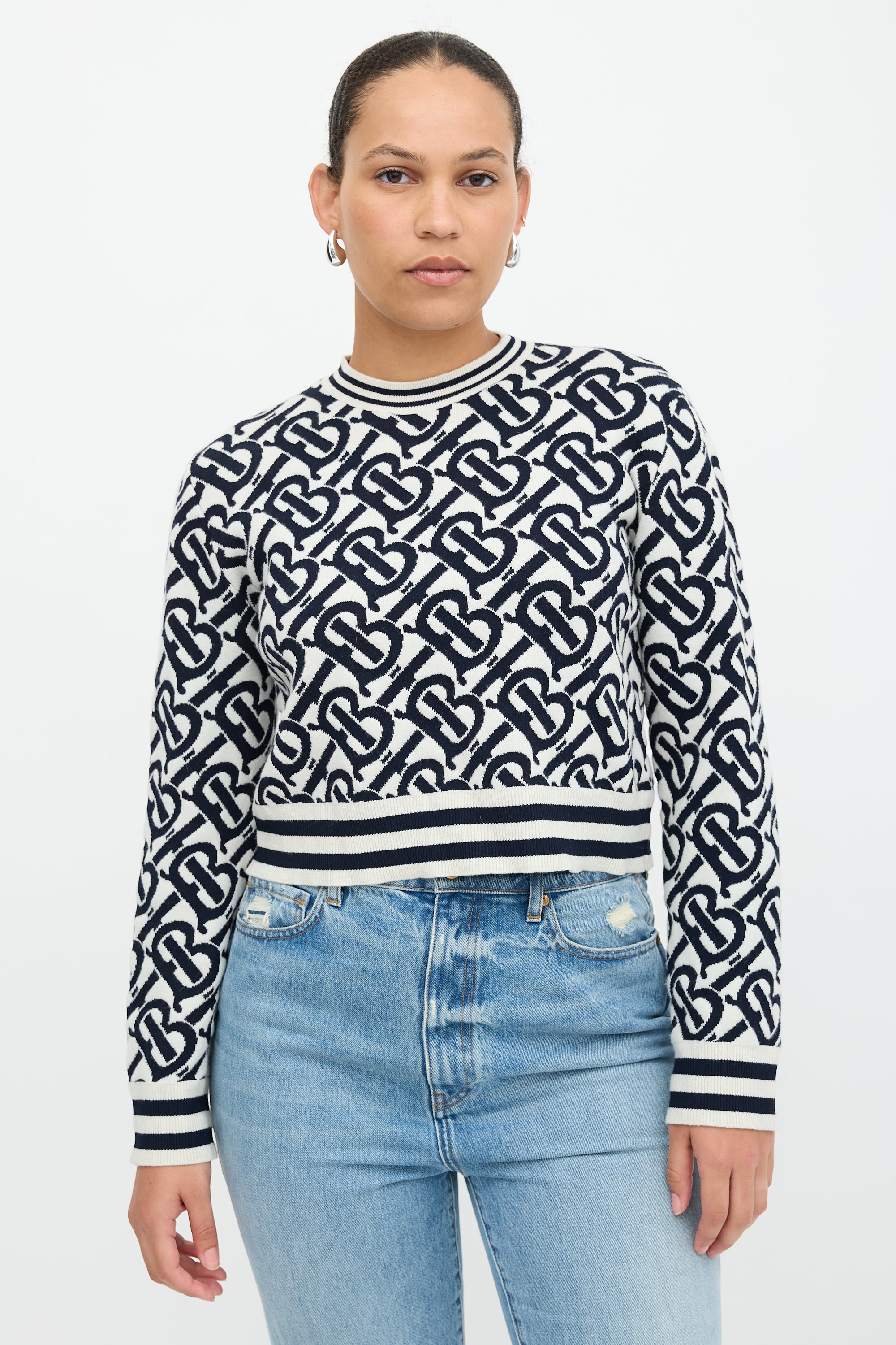 Burberry Mackenzie Monogram Sweater