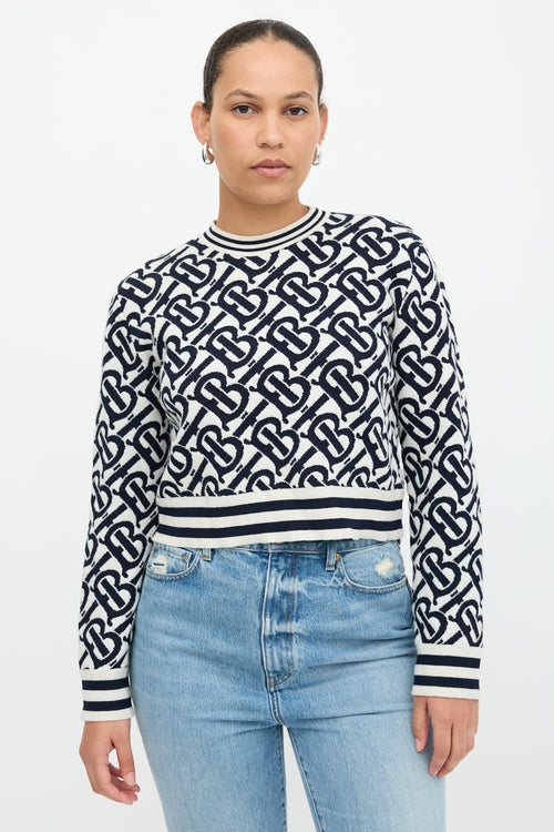 Burberry Mackenzie Monogram Sweater