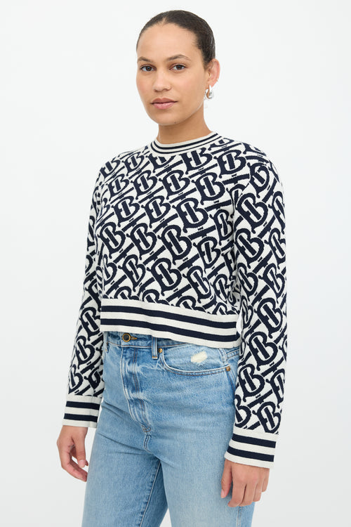 Burberry Mackenzie Monogram Sweater