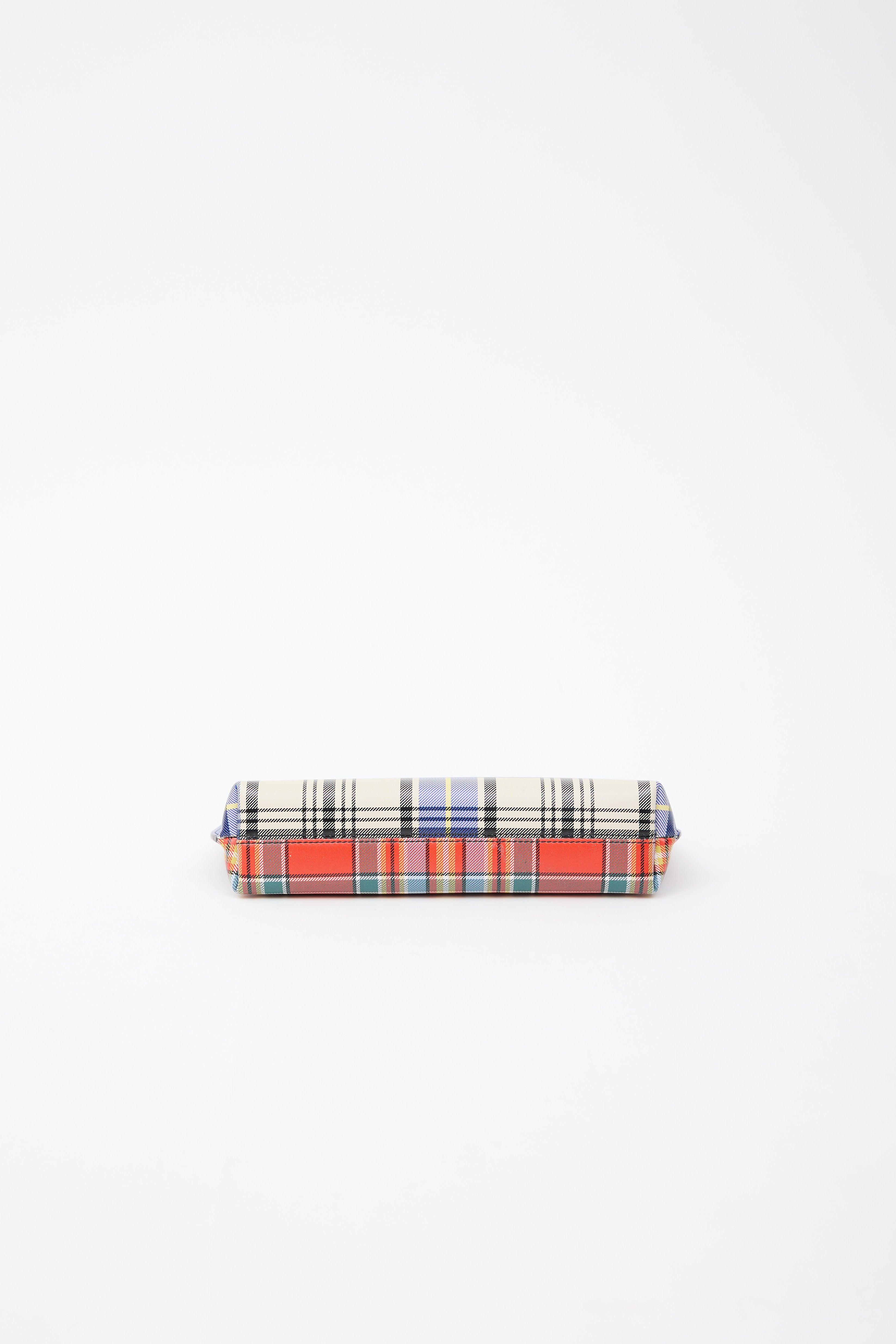 Burberry Two Tone Plaid Clutch