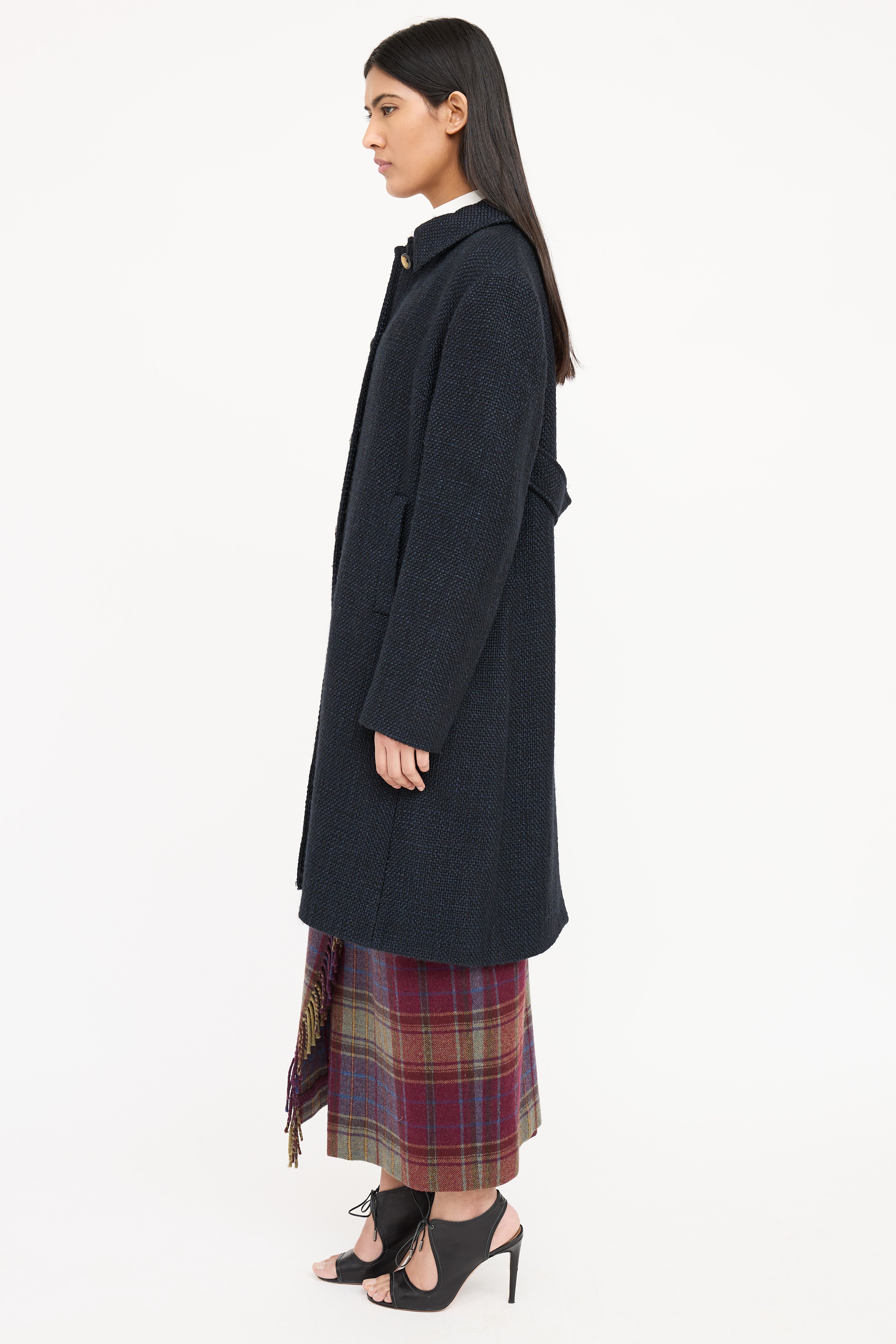 Burberry Wool Blend Coat